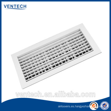 Aluminium double deflection air grille,high ceiling air grille